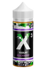 Жидкости (E-Liquid) Жидкость X-3 Classic: Yoghurt Blackberry 120/3