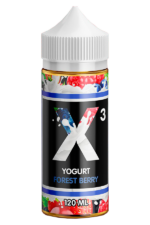 Жидкости (E-Liquid) Жидкость X-3 Classic: Yoghurt Forest Berry 120/3