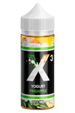 Жидкости (E-Liquid) Жидкость X-3 Classic: Yoghurt Pineapple 120/3
