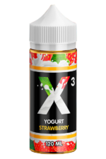 Жидкости (E-Liquid) Жидкость X-3 Classic: Yoghurt Strawberry 120/3