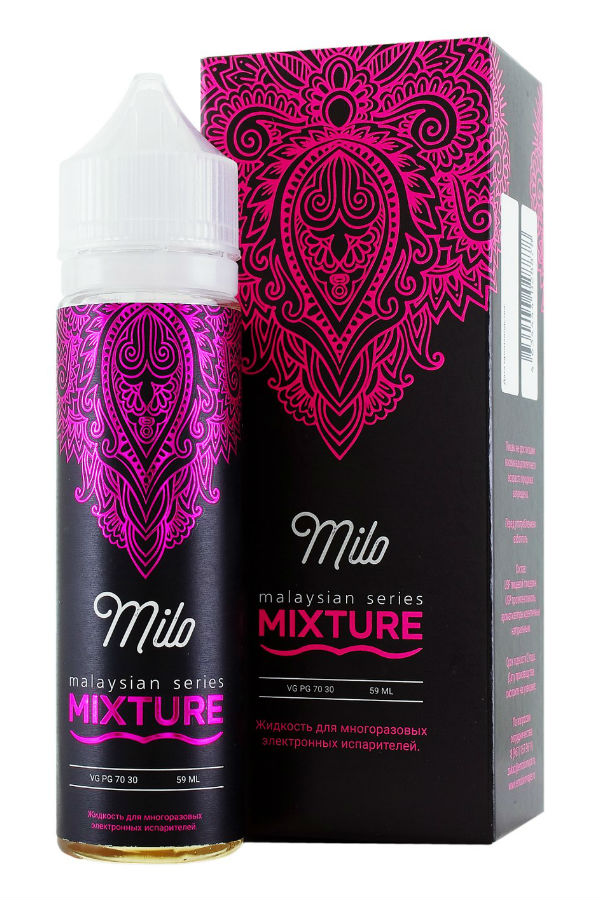 Жидкости (E-Liquid) Жидкость Mixture Milo 59/0
