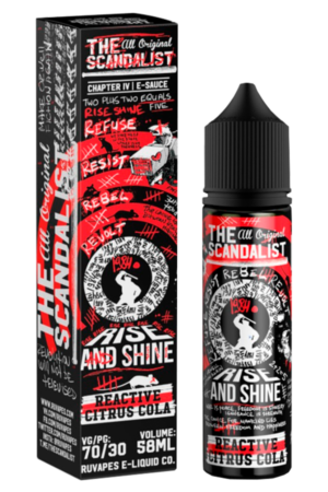 Жидкости (E-Liquid) Жидкость The Scandalist Zero Rise And Shine 58/0