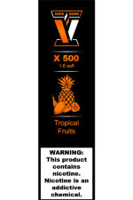 Электронные сигареты Одноразовый VAPE ZONE X 500 1.6 soft Tropical Fruits Тропические Фрукты
