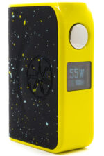Электронные сигареты Бокс мод Asmodus Minikin 155W Boost TC Матовый желтый+черный с синими точками