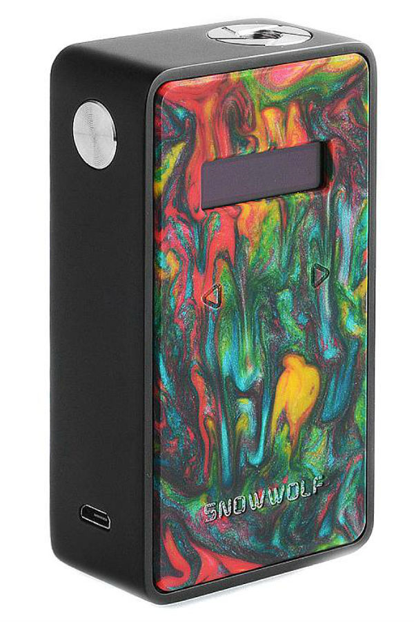 Электронные сигареты Бокс мод SIGELEI&SNOWWOLF 200W-R RESIN Разноцветный