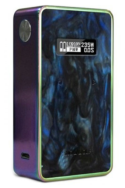 Электронные сигареты Бокс мод SIGELEI&SNOWWOLF 200W-R RESIN Сине-черный