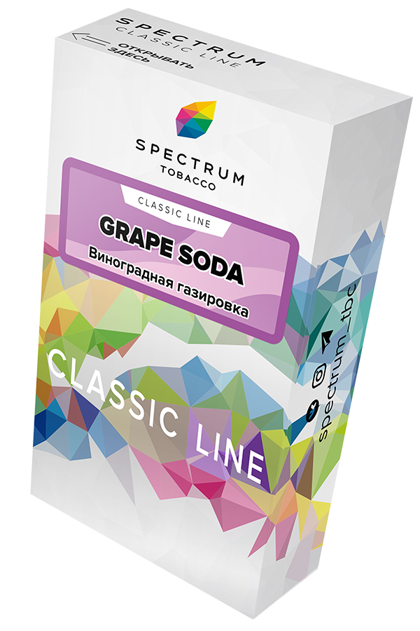Табак Табак для кальяна Spectrum Tobacco 40 гр Grape Soda M