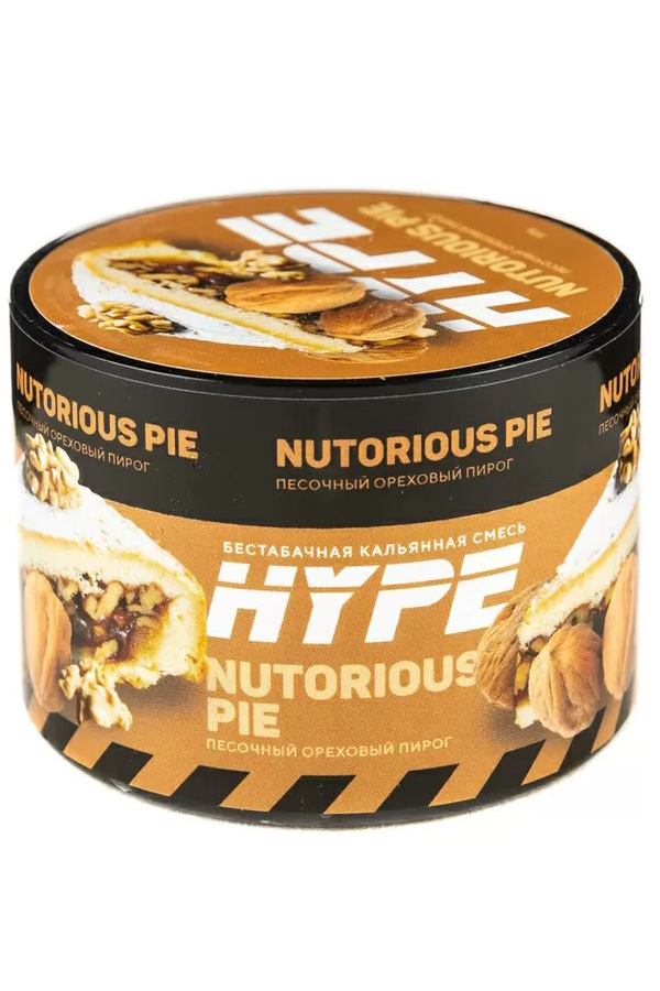 Табак Табак для кальяна Hype - Nutorious Pie (Песочный Ореховый Пирог) 200 g