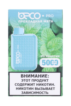 Электронные сигареты Одноразовый Vaptio Beco Pro 5000 Cool Mint Прохладная Мята