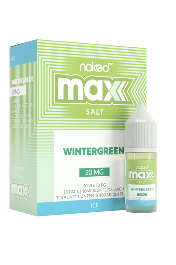 Жидкости (E-Liquid) Жидкость Naked MAX Salt Wintergreen Ice 10/20