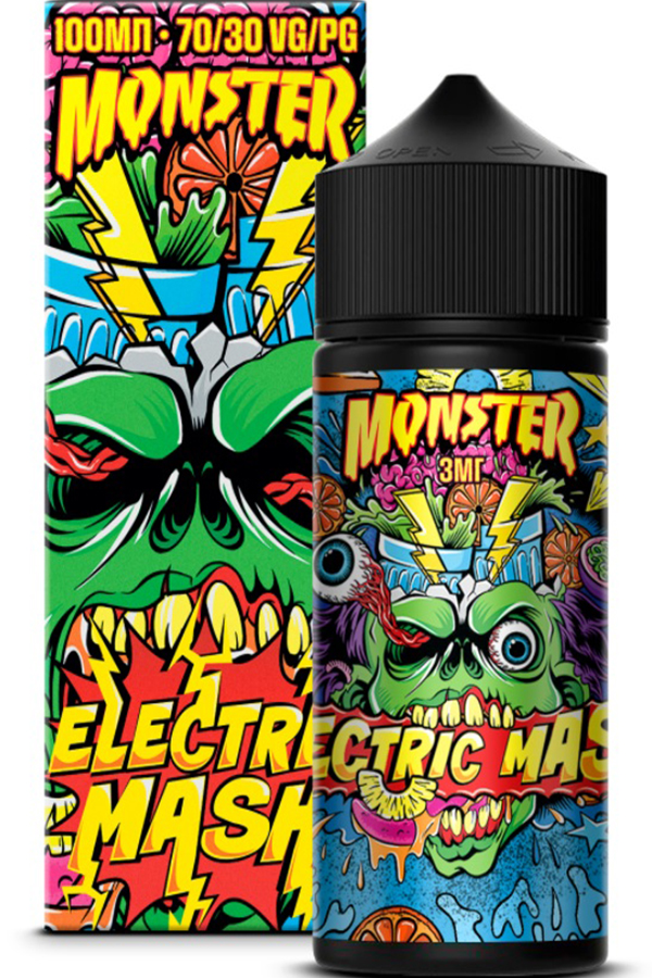 Жидкости (E-Liquid) Жидкость Monster Classic Electric Mash 100/3