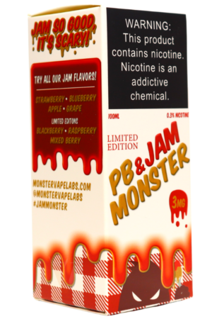 Жидкости (E-Liquid) Жидкость Jam Monster Classic PB Strawberry 100/3