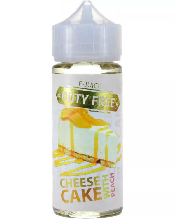Жидкости (E-Liquid) Жидкость DUTY FREE Classic Peach Cheesecake 120/3