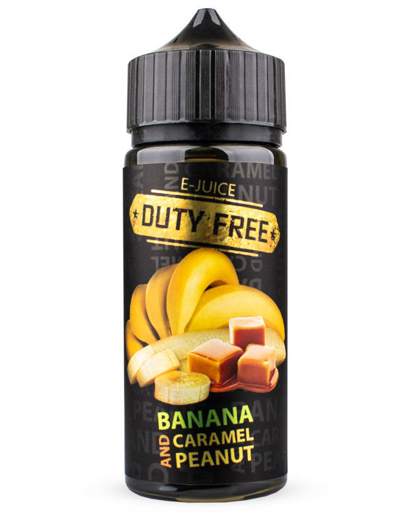 Жидкости (E-Liquid) Жидкость DUTY FREE Classic Banana and pearnut caramel 120/3