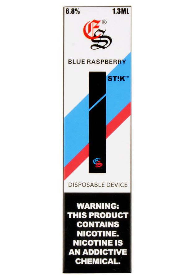 Электронные сигареты Одноразовый Eonsmoke Stik 350 Blue Raspberry Голубая Малина