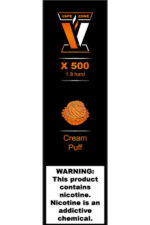 Электронные сигареты Одноразовый VAPE ZONE X 500 1.9 hard Cream Puff Кремовое Пирожное