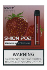Электронные сигареты Одноразовый iGet Shion 600 Strawberry Клубника
