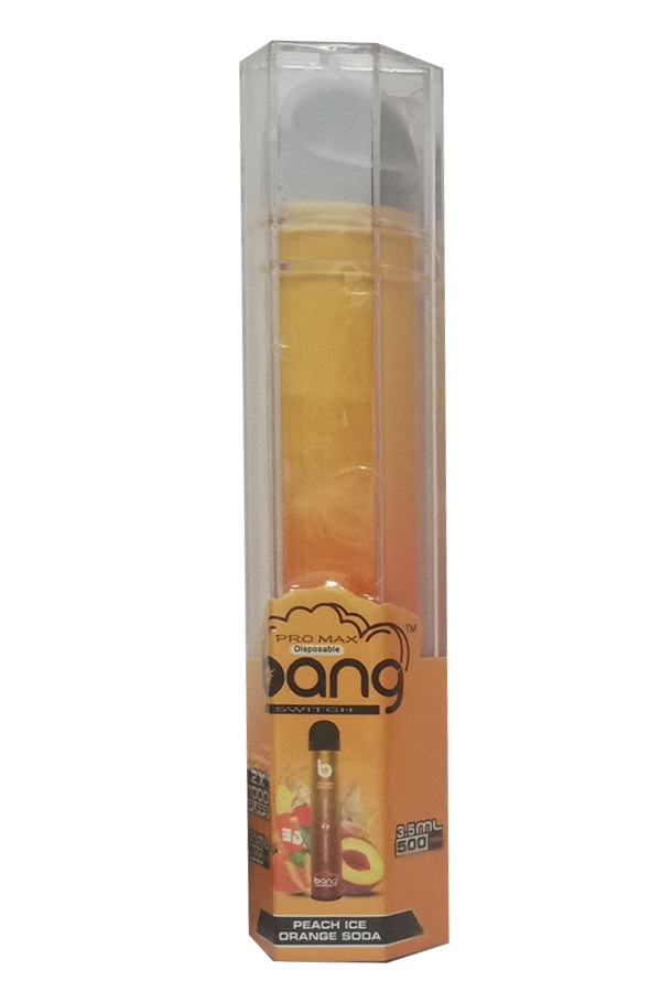 Электронные сигареты Одноразовый Bang Promax Switch 2000 Peach Ice & Orange Soda Ледяной Персик & Апельсиновый лимонад