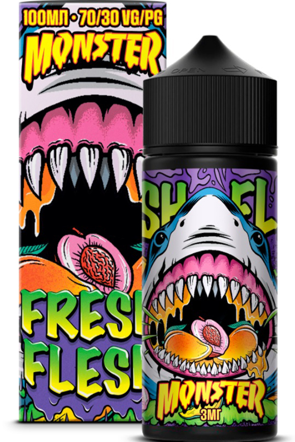 Жидкости (E-Liquid) Жидкость Monster Classic Fresh Flesh 100/3