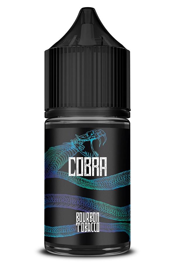 Жидкости (E-Liquid) Жидкость Cobra Salt Bourbon Tobacco 30/20 Strong