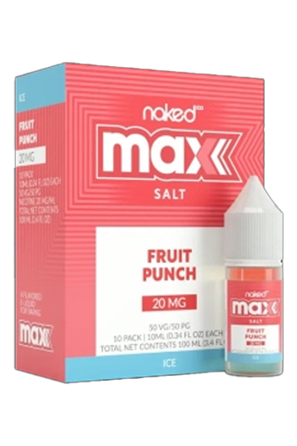Жидкости (E-Liquid) Жидкость Naked MAX Salt Fruit Punch Ice 10/20