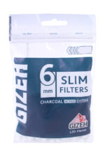 Благовония Фильтры Для Самокруток GIZEH Slim Filters Charcoal 6 мм 120 шт