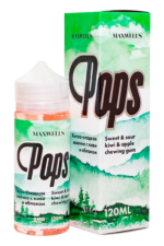 Жидкости (E-Liquid) Жидкость MAXWELLS Pops Sweet & Sour Kiwi & Apple Chewing Gum 120/3