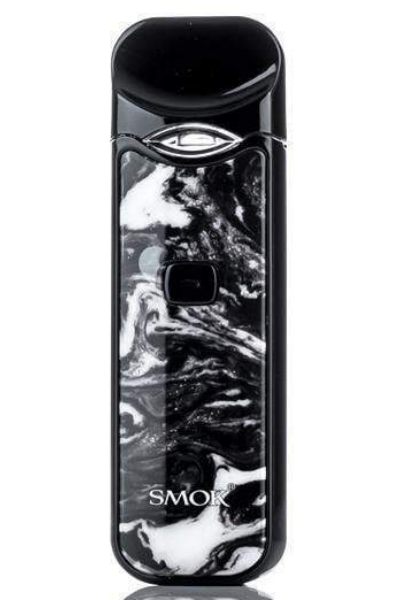 Электронные сигареты Набор SMOK NORD Resin Version 1100mAh Pod Kit Черно-белый акрил
