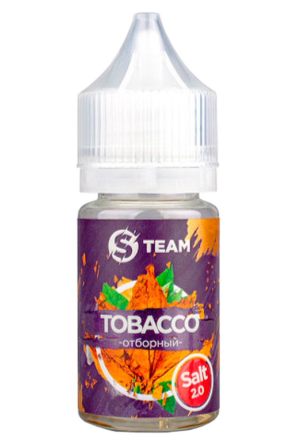Жидкости (E-Liquid) Жидкость S Team Salt: Tobacco Отборный 30/12