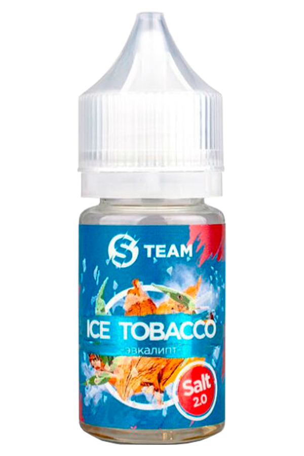 Жидкости (E-Liquid) Жидкость S Team Salt: Ice Tobacco Эвкалипт 30/24