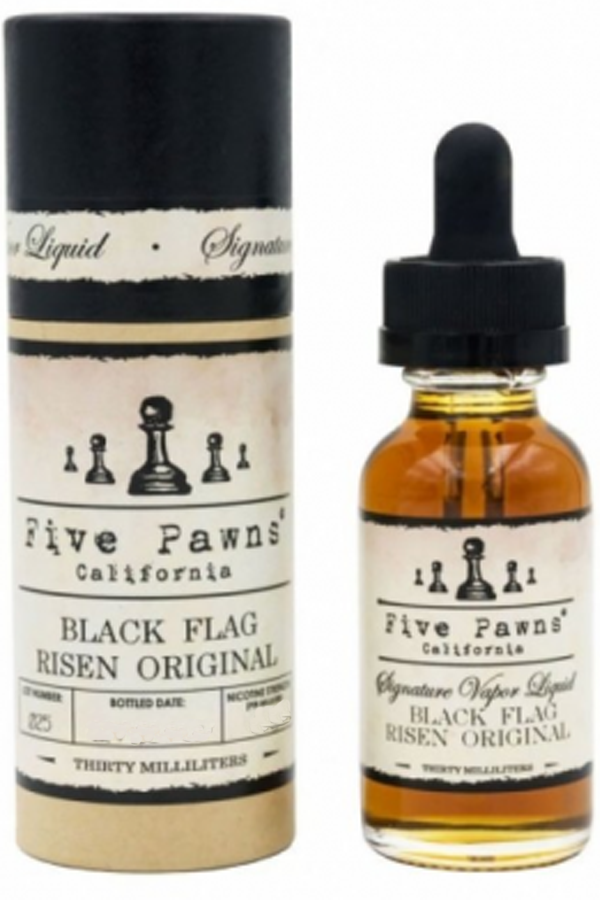Жидкости (E-Liquid) Жидкость Five Pawns Classic: Original Black Flag Risen 60/12