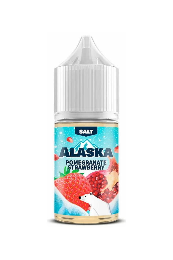 Жидкости (E-Liquid) Жидкость Alaska Salt Pomegranate Strawberry 30/20 Strong