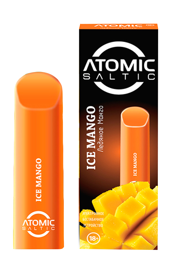 Электронные сигареты Одноразовый Luxlite Atomic Saltic 300 Ice Mango Ледяной Манго