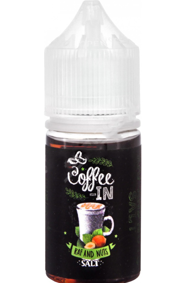 Жидкости (E-Liquid) Жидкость Coffee-In Salt Raf & Nuts 30/20 Strong
