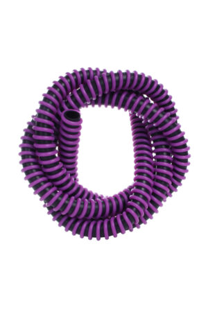 Кальяны Шланг для кальяна силиконовый со спиралью 1,5 Black+Purple 12х17