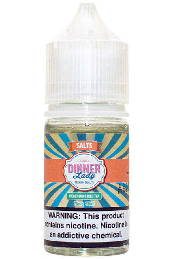 Жидкости (E-Liquid) Жидкость Dinner Lady Iced Tea Salt Peach Mint 30 мл 20 мг
