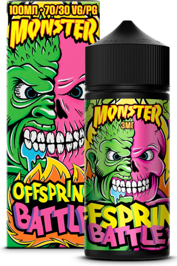 Жидкости (E-Liquid) Жидкость Monster Classic Offspring Battle 100/3