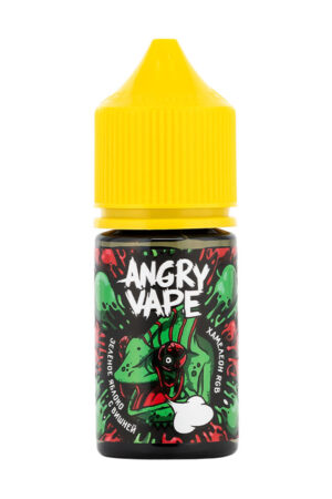 Жидкости (E-Liquid) Жидкость Angry Vape Salt Зелёное Яблоко С Вишней 30/20