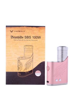Электронные сигареты Бокс мод Vapefly Brunhilde SBS 100W Box Mod Rose Gold