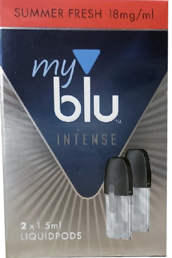 Расходные элементы Картриджи My blu Intense Summer Fresh 1,5 мл 18 мг