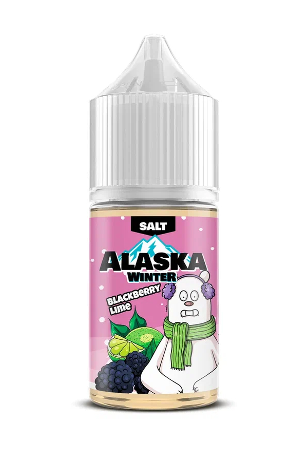 Жидкости (E-Liquid) Жидкость Alaska Salt: Winter Blackberry Lime 30/20