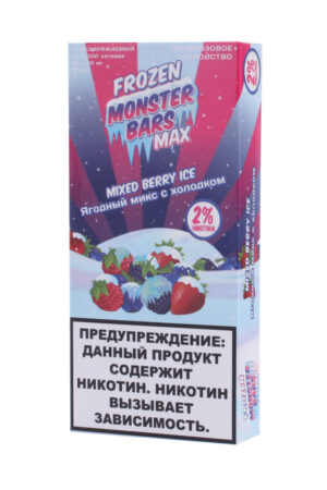Электронные сигареты Одноразовый Monster Bars MAX 6000 Mixed Berry Ice Ледяной Ягодный Микс