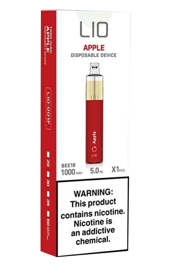 Электронные сигареты Одноразовый LIO Bee 18 1500 Apple Яблоко