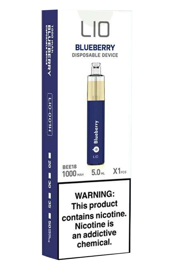 Электронные сигареты Одноразовый LIO Bee 18 1500 Blueberry Черника