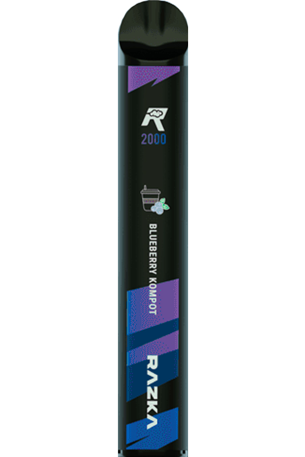 Электронные сигареты Одноразовый Razka R 1000 Blueberry Kompot Черничный Компот