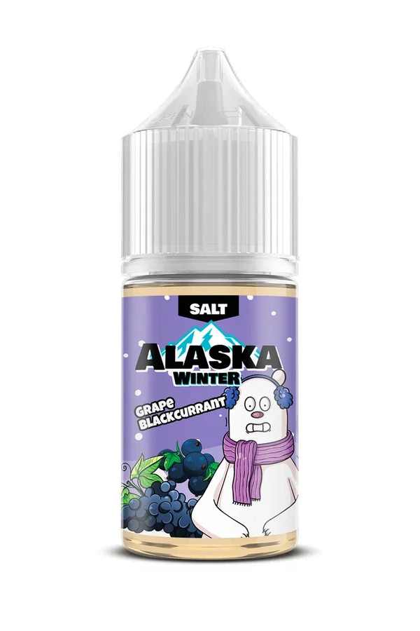 Жидкости (E-Liquid) Жидкость Alaska Salt: Winter Grape Blackcurrant 30/20