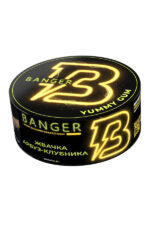 Табак Кальянный Табак Banger 25 г Yummy Gum Жвачка Арбуз-Клубника