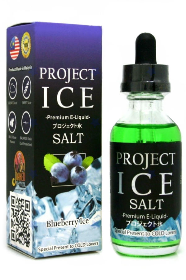 Жидкости (E-Liquid) Жидкость Project ICE Salt Bluberry Ice 60/35