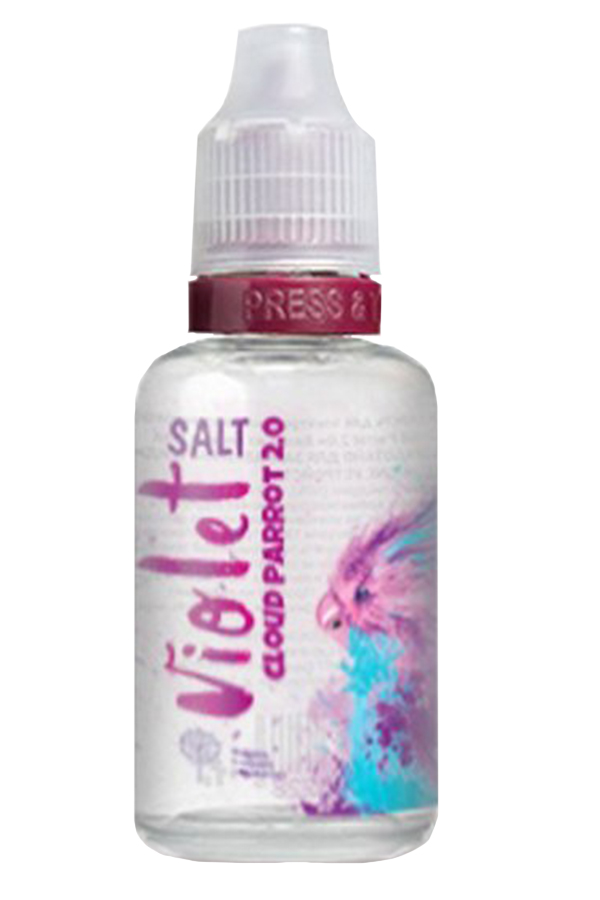 Жидкости (E-Liquid) Жидкость Cloud Parrot Salt: 2.0 Violet 30/20 Hard