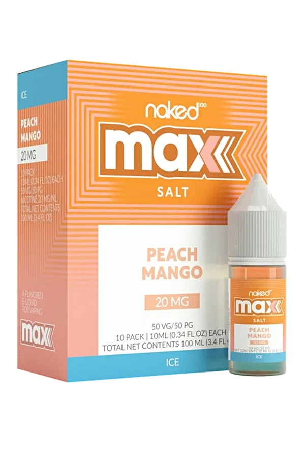 Жидкости (E-Liquid) Жидкость Naked MAX Salt Peach Mango Ice 10/20